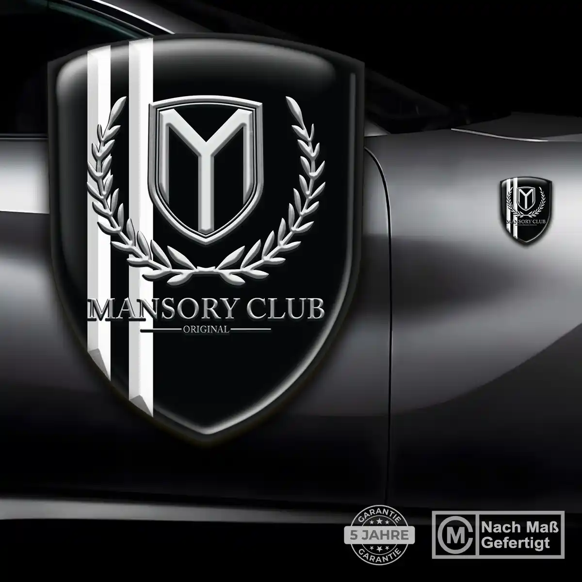 Mansory Wappen Emblem Auto Hochwertiges Harz