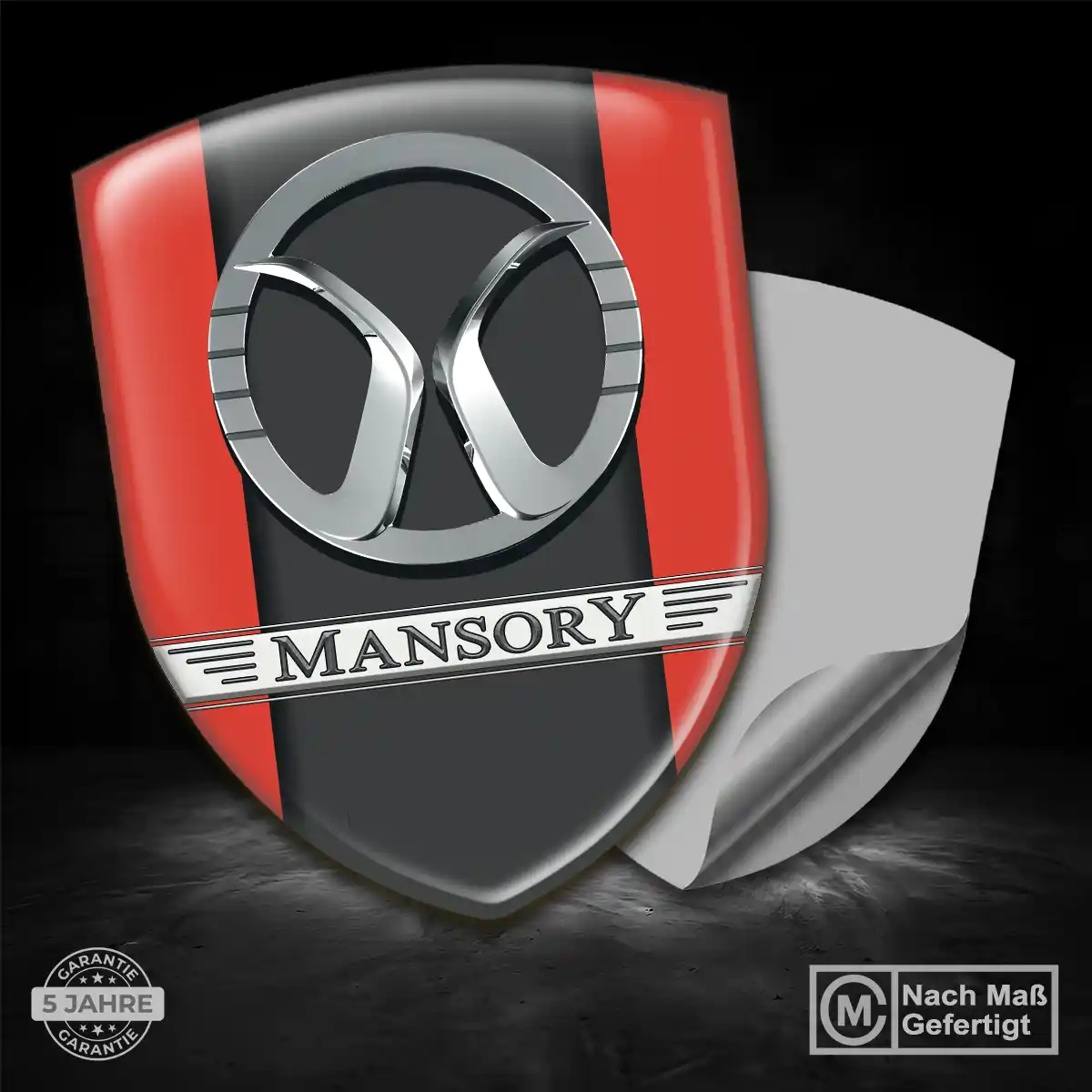 Mansory Wappen Emblem Auto Markenedition