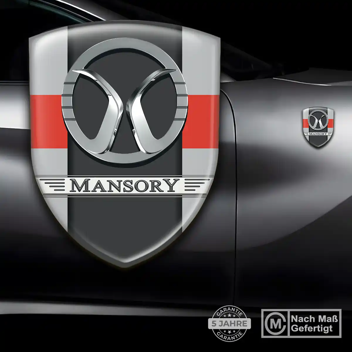Mansory Wappen Emblem Auto Premiumqualität