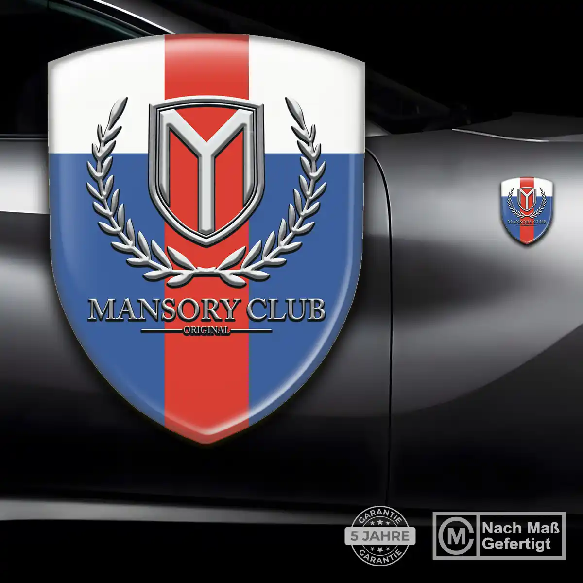 Mansory Wappen Emblem Auto Stilvolles Design