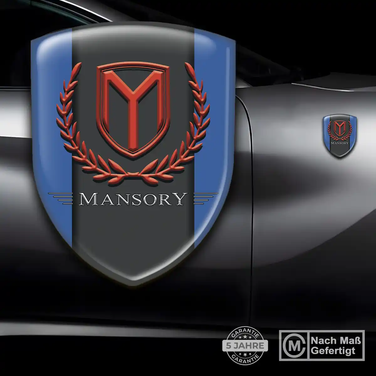 Mansory Wappen Emblem Edles Design