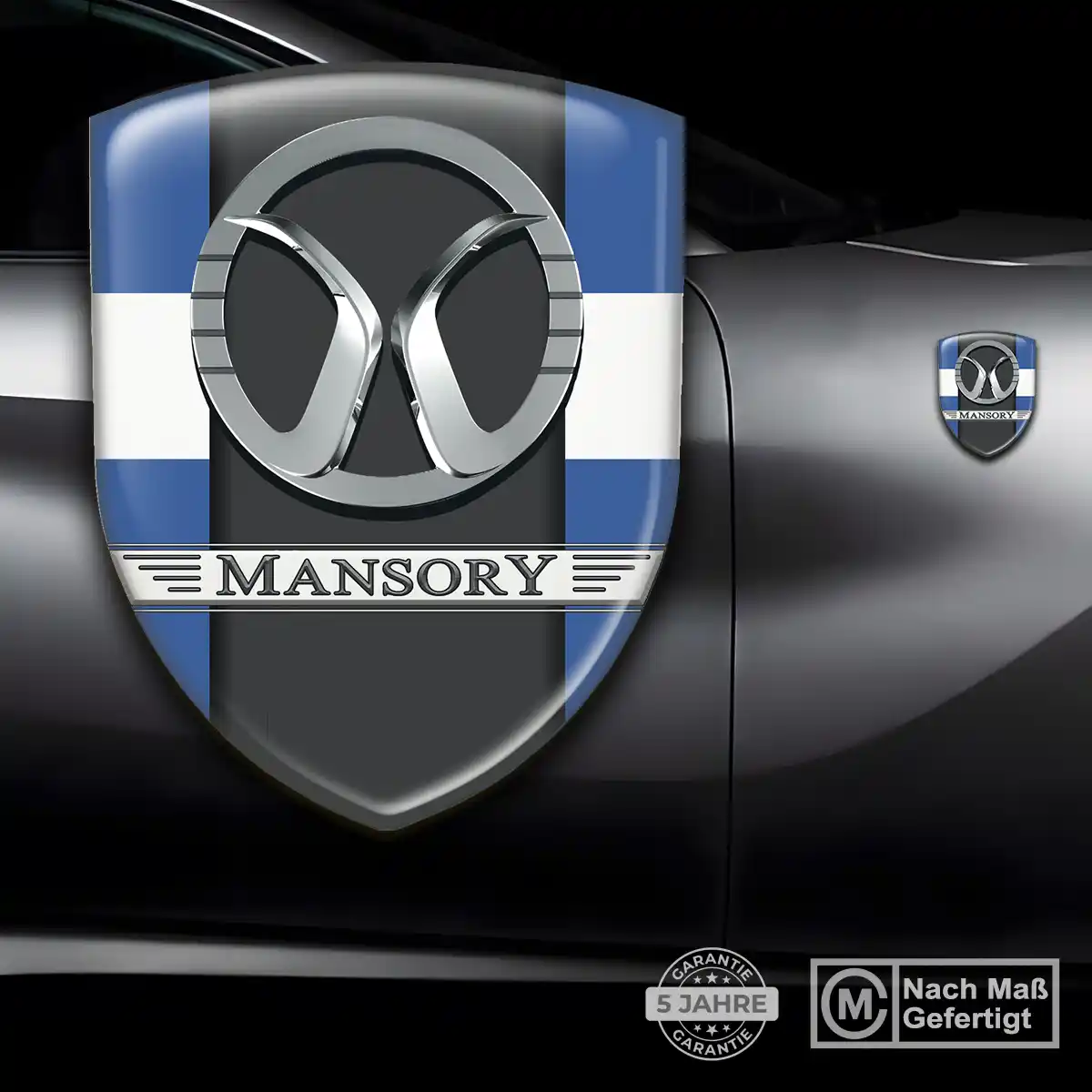 Mansory Wappen Emblem Elegantes Design