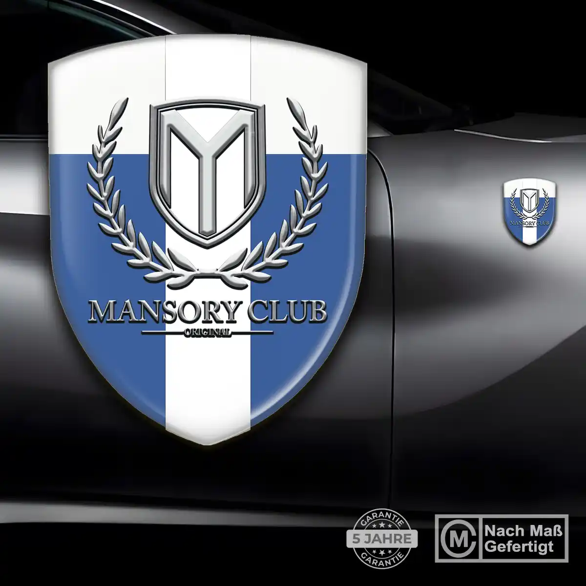Mansory Wappen Emblem Hochwertiges Harz