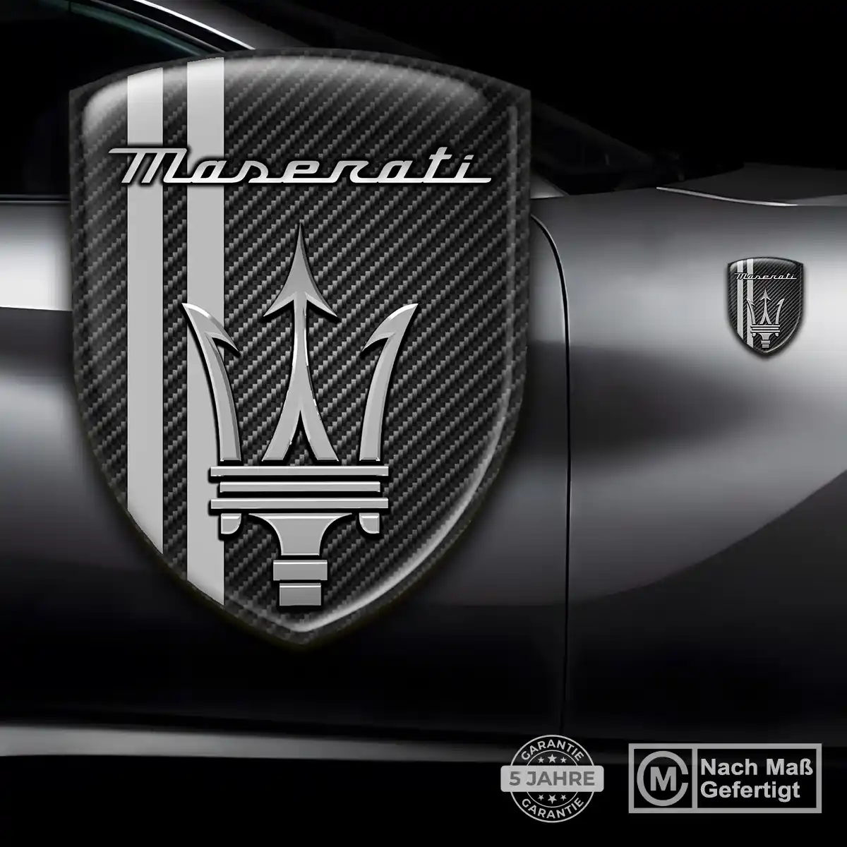 Maserati 3D Gel Aufkleber Auto Hohe Qualität