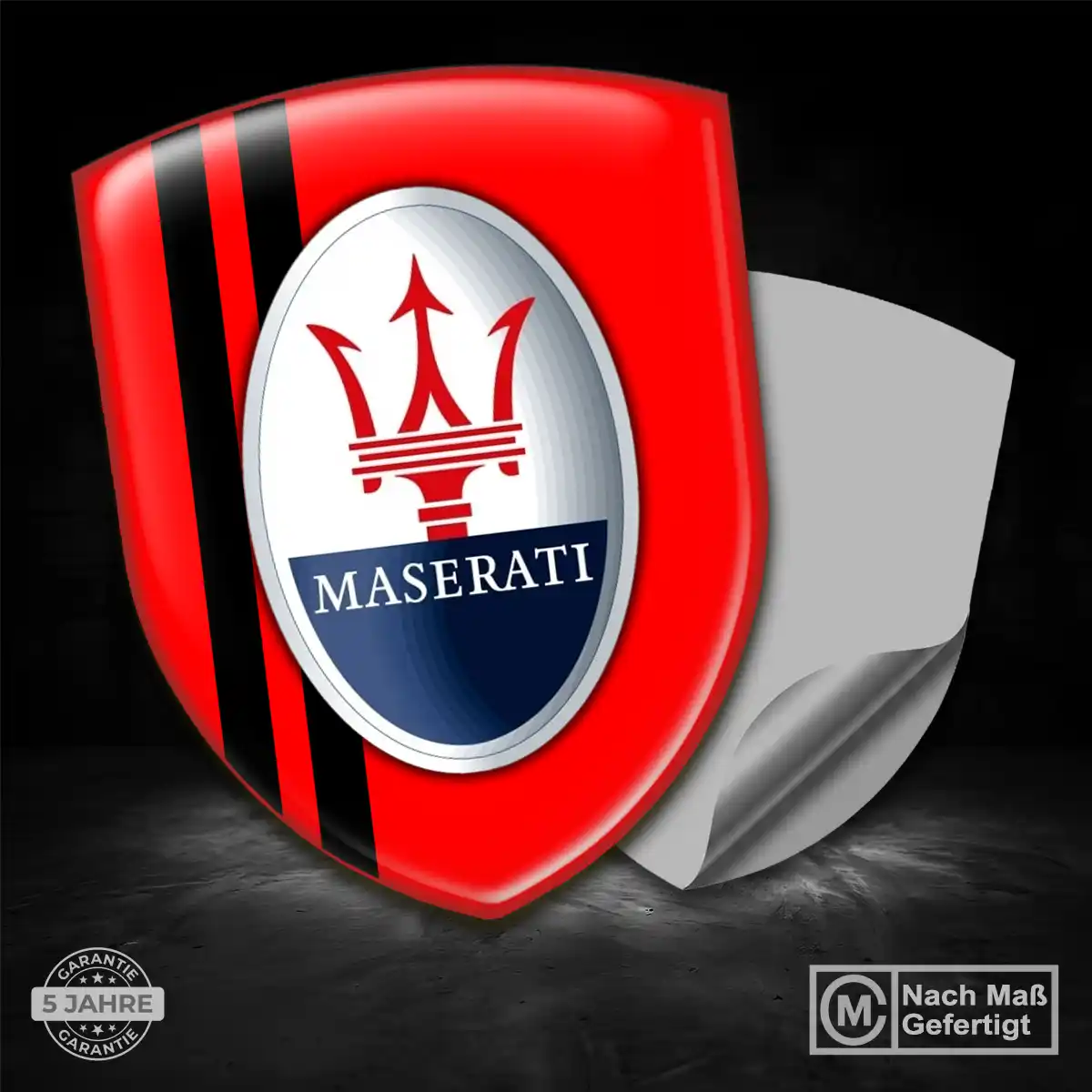 Maserati 3D Gel Aufkleber Emblem Auto Hohe Qualität