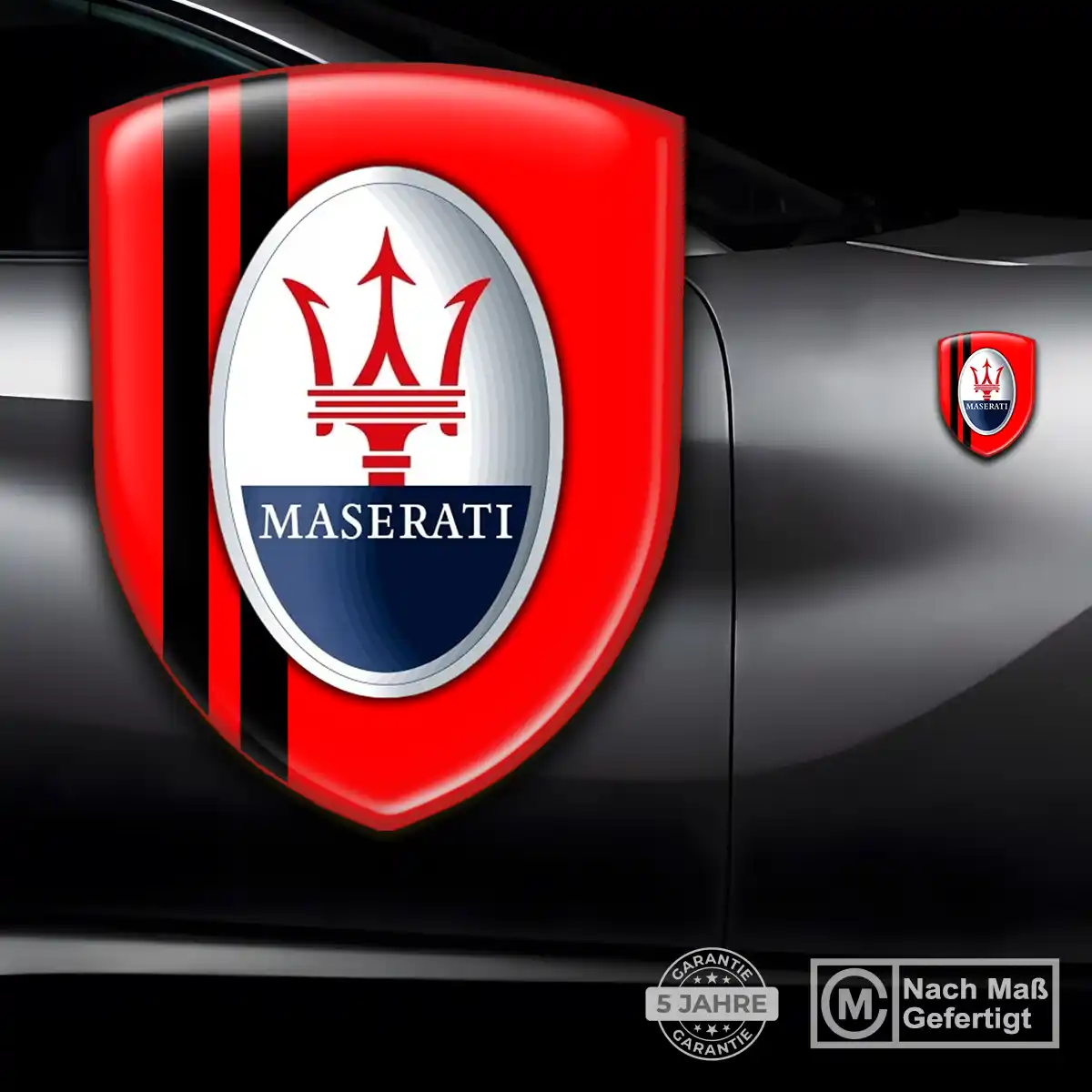 Maserati 3D Gel Aufkleber Emblem Auto Hohe Qualität
