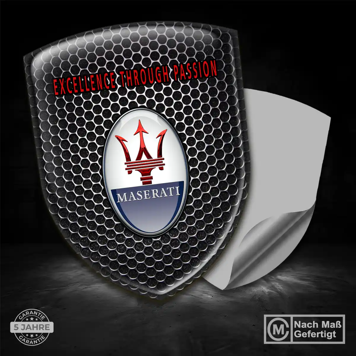 Maserati 3D Gel Aufkleber Emblem Auto Stilvolles Design