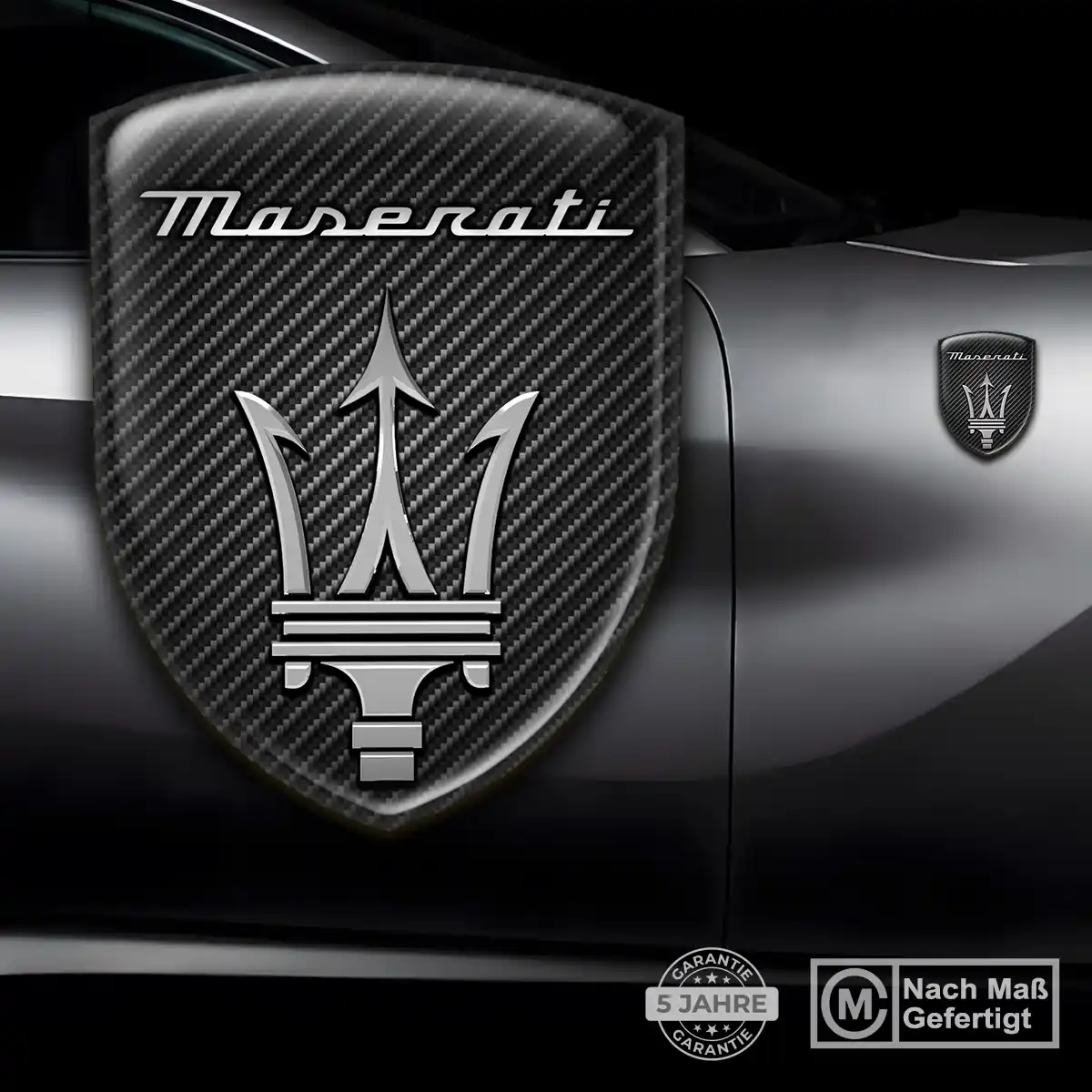 Maserati 3D Gel Aufkleber Embleme Auto Hohe Qualität