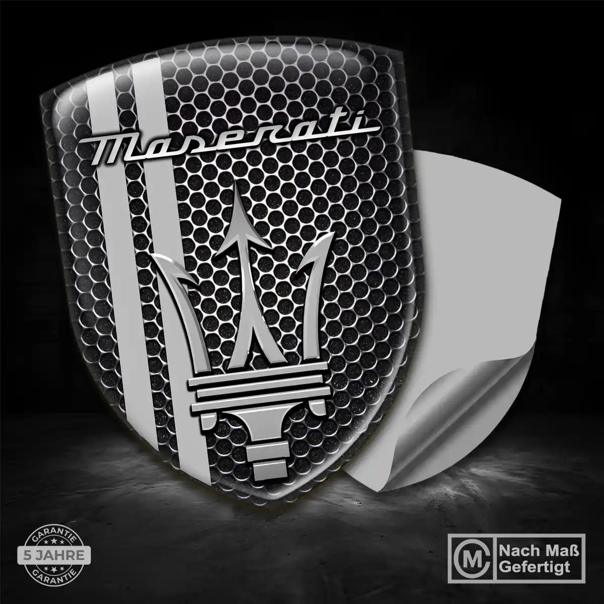 Maserati 3D Gel Aufkleber Embleme Auto Stilvolles Design