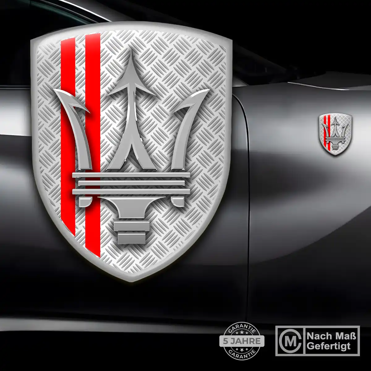 Maserati 3D Gel Aufkleber Embleme Hohe Qualität