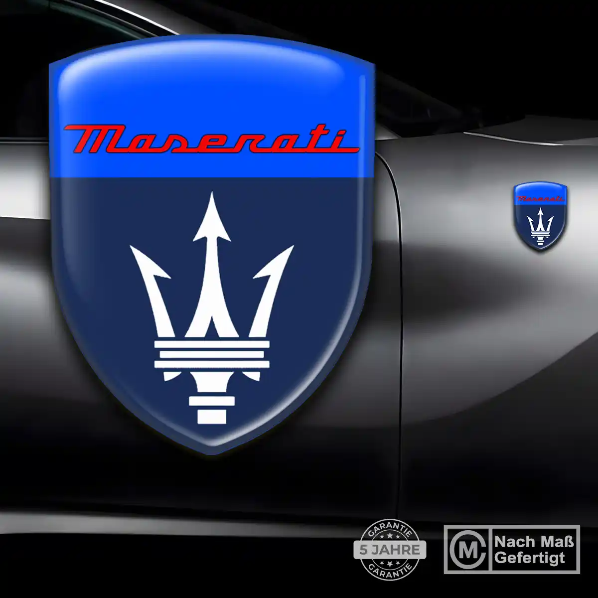 Maserati 3D Gel Aufkleber Hohe Qualität