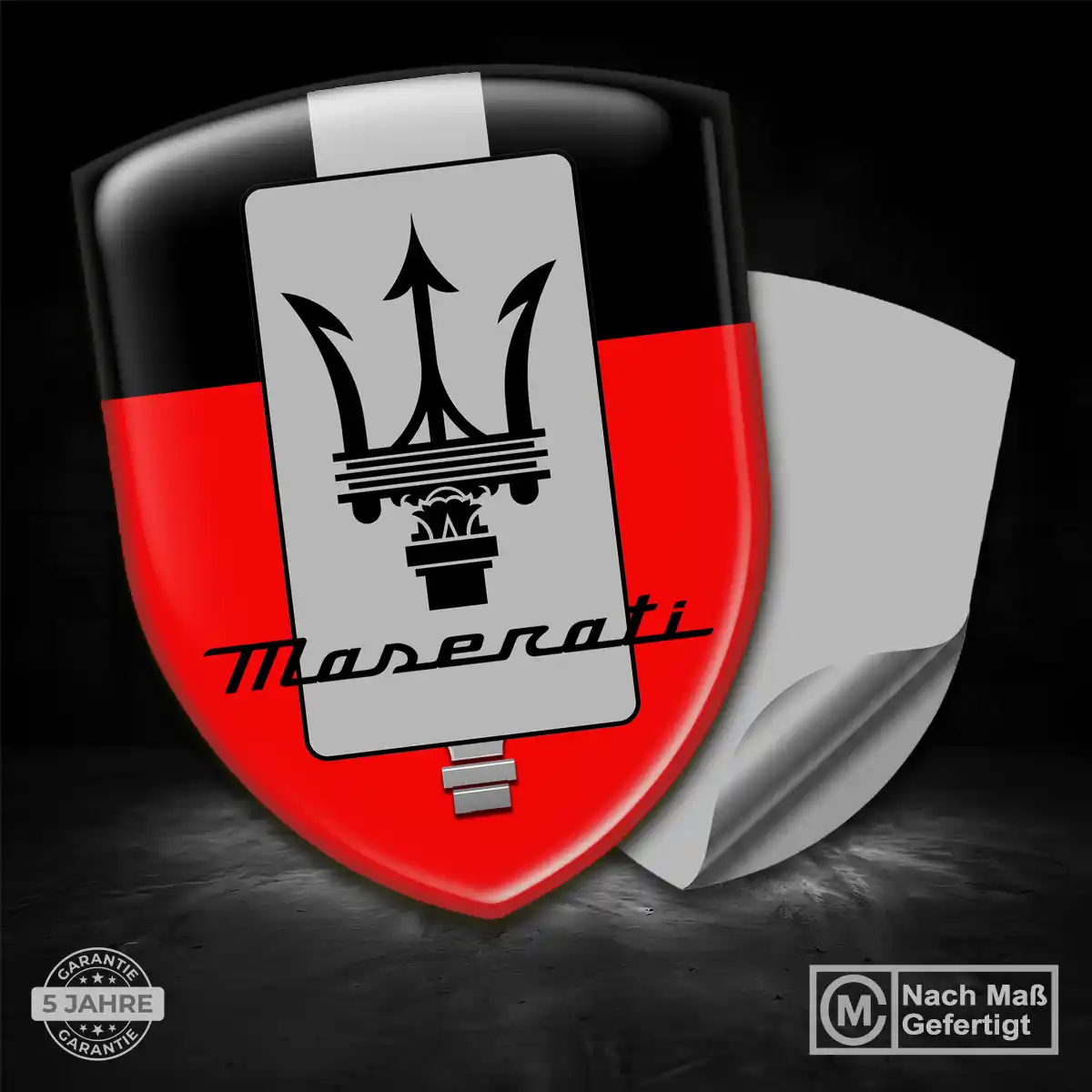 Maserati Aufkleber 3D Gel Emblem Auto Hohe Qualität