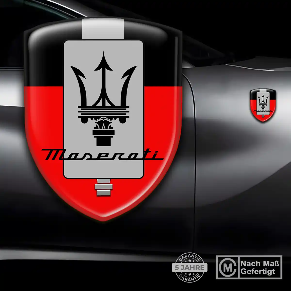 Maserati Aufkleber 3D Gel Emblem Auto Hohe Qualität