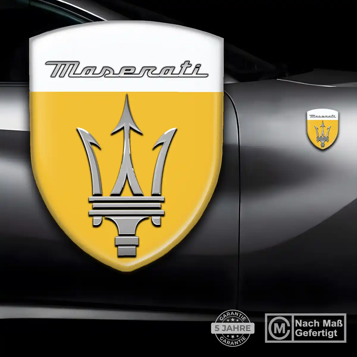 Maserati Aufkleber 3D Gel Emblem Hohe Qualität