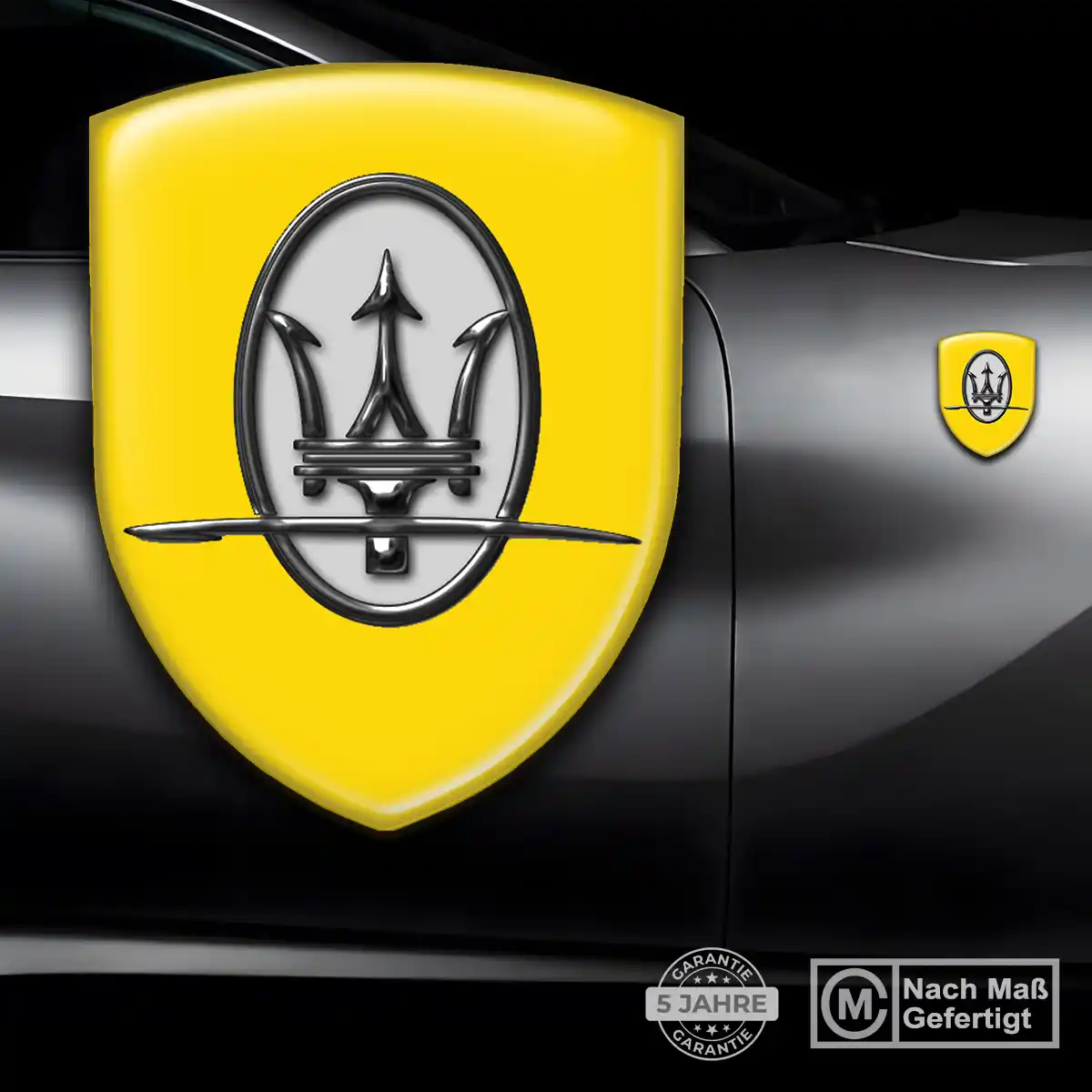 Maserati Aufkleber 3D Gel Embleme Hohe Qualität