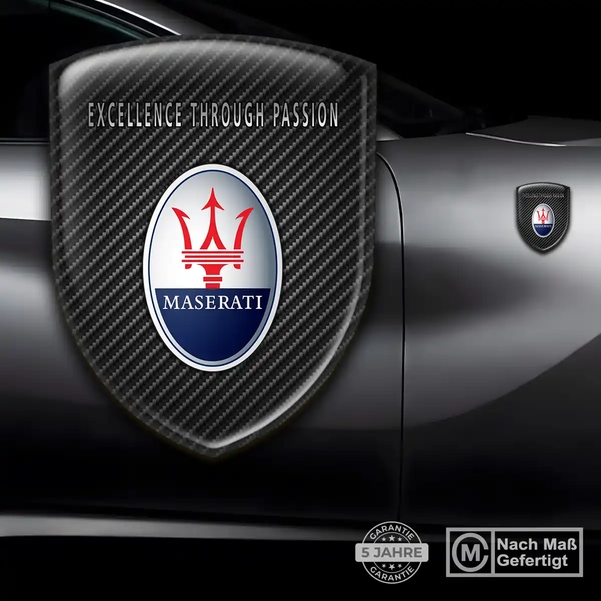 Maserati Aufkleber Emblem Auto Hohe Qualität