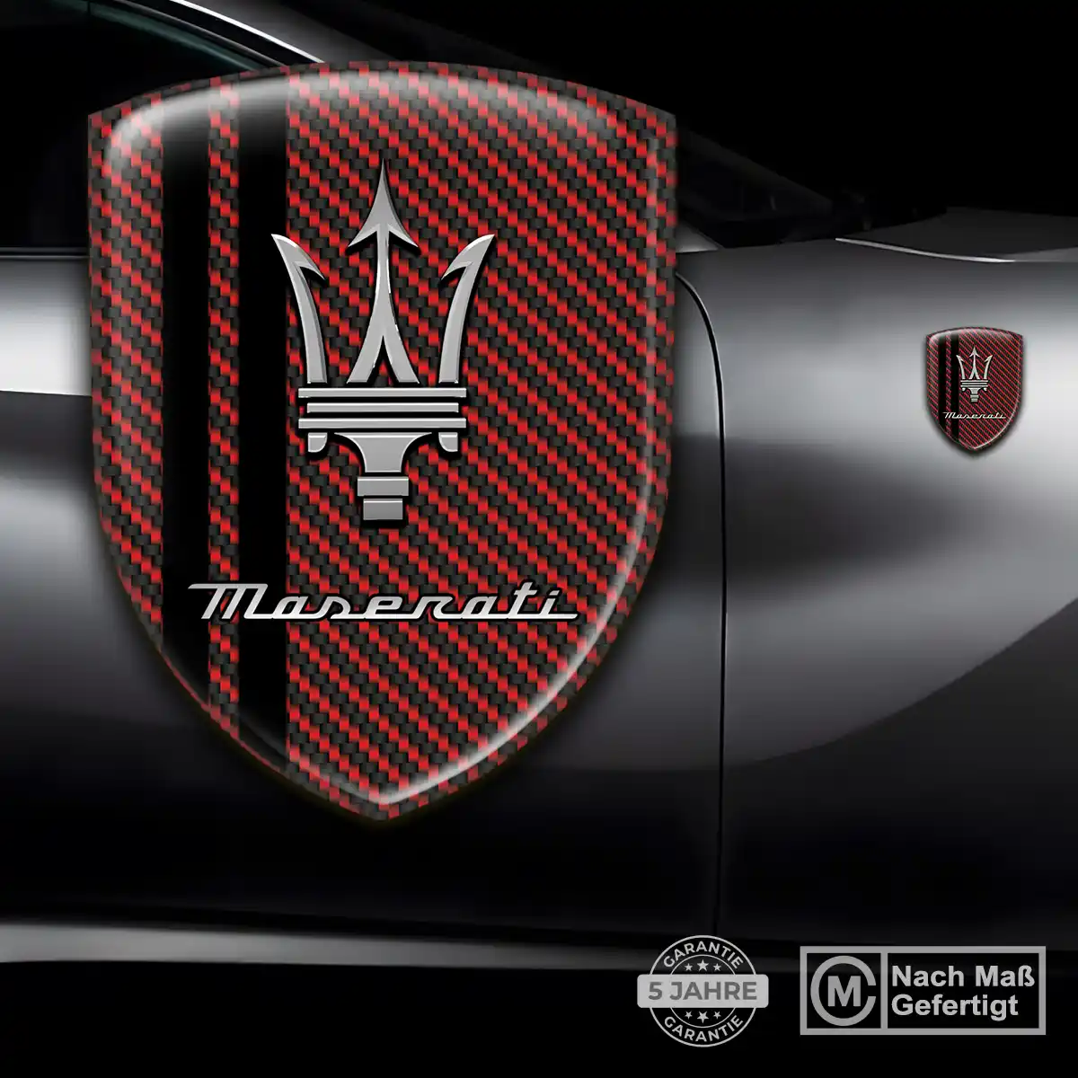 Maserati Aufkleber Emblem Auto Premium-Edition