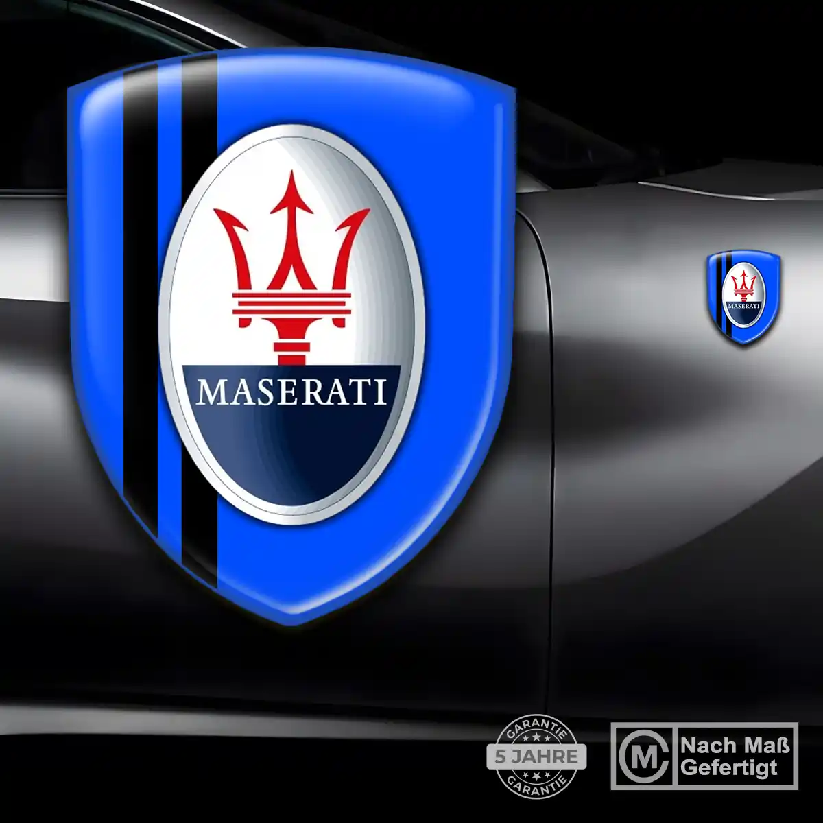 Maserati Aufkleber Emblem Auto Stilvolles Design