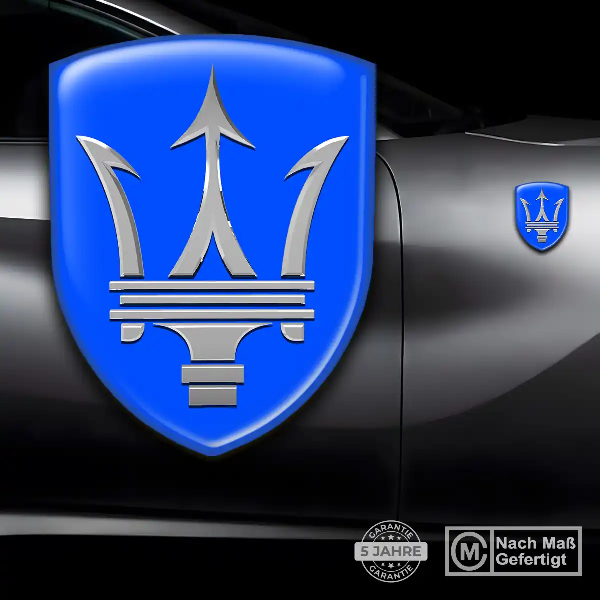 Maserati Aufkleber Emblem Wappen Auto Hohe Qualität