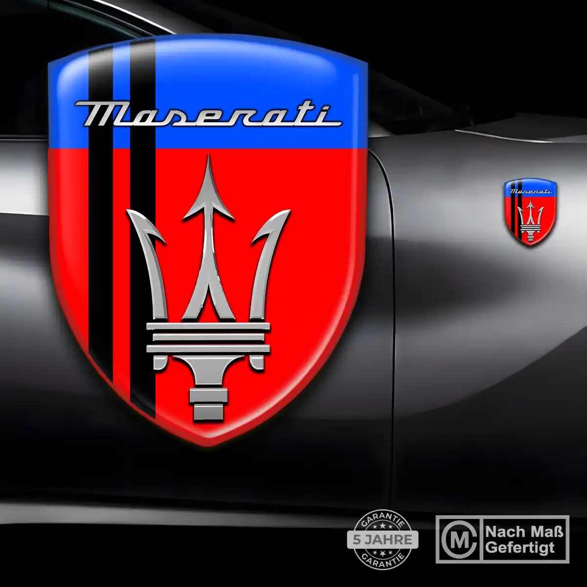 Maserati Aufkleber Emblem Wappen Hohe Qualität