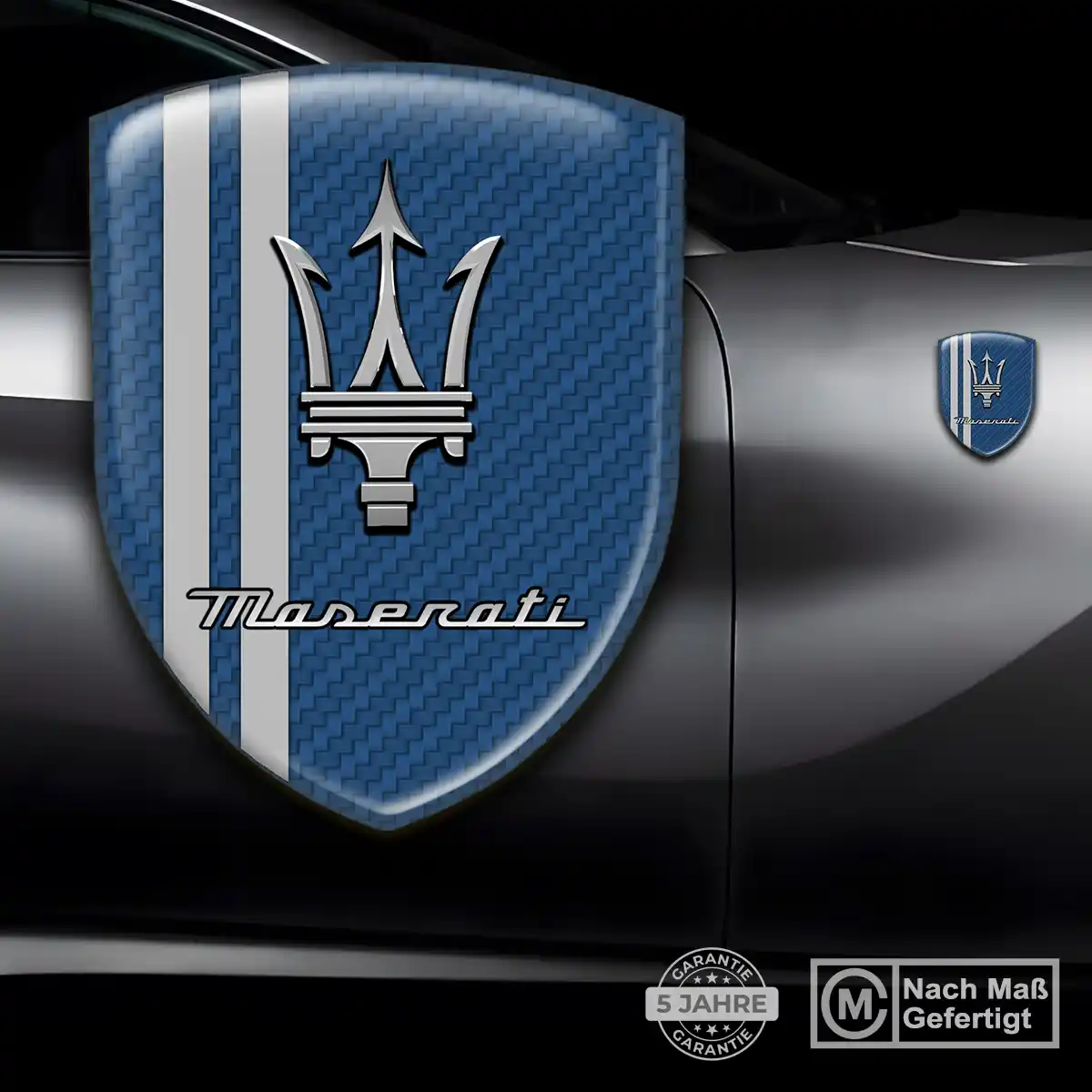 Maserati Aufkleber Embleme Silikon Auto Hohe Qualität