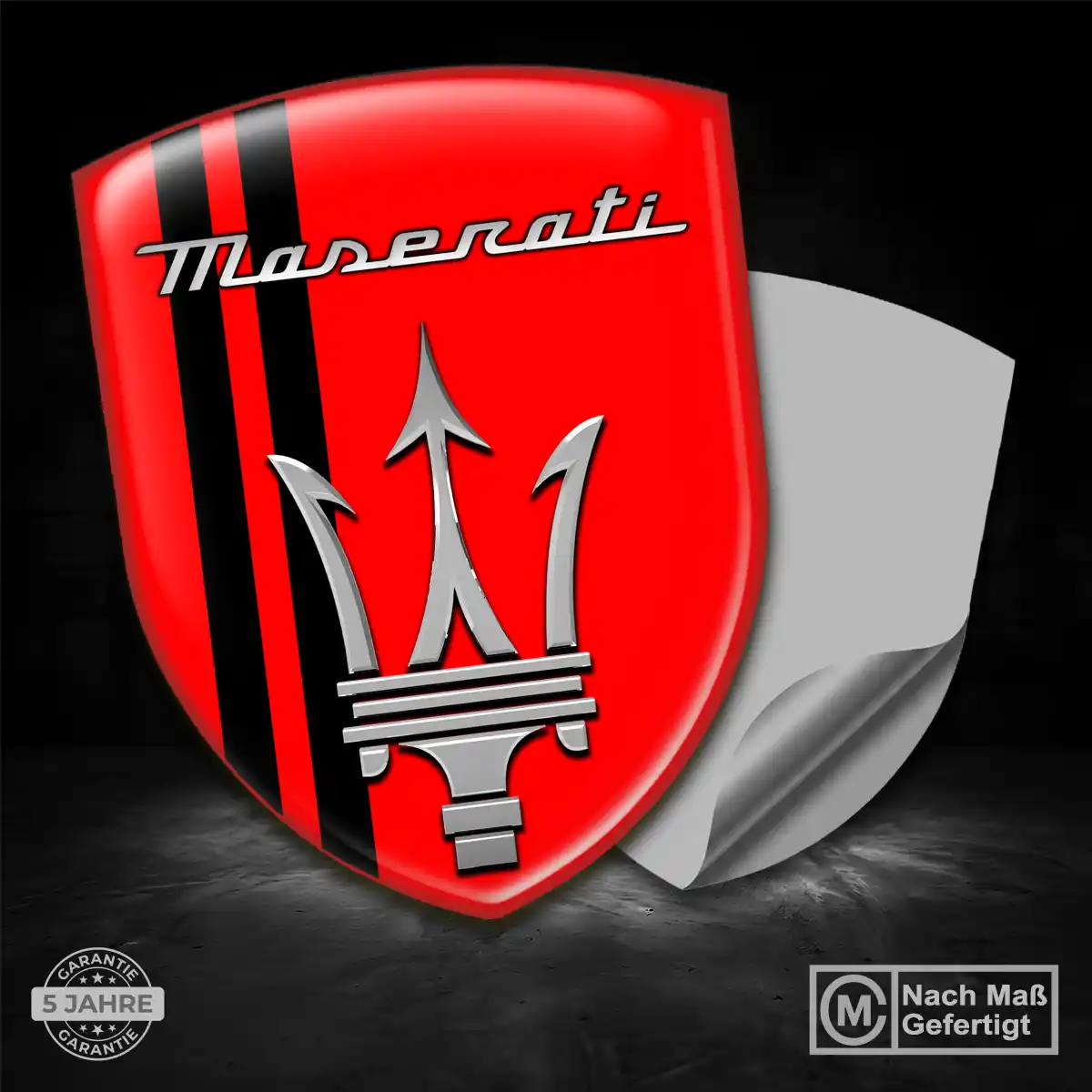 Maserati Aufkleber Premiumqualität
