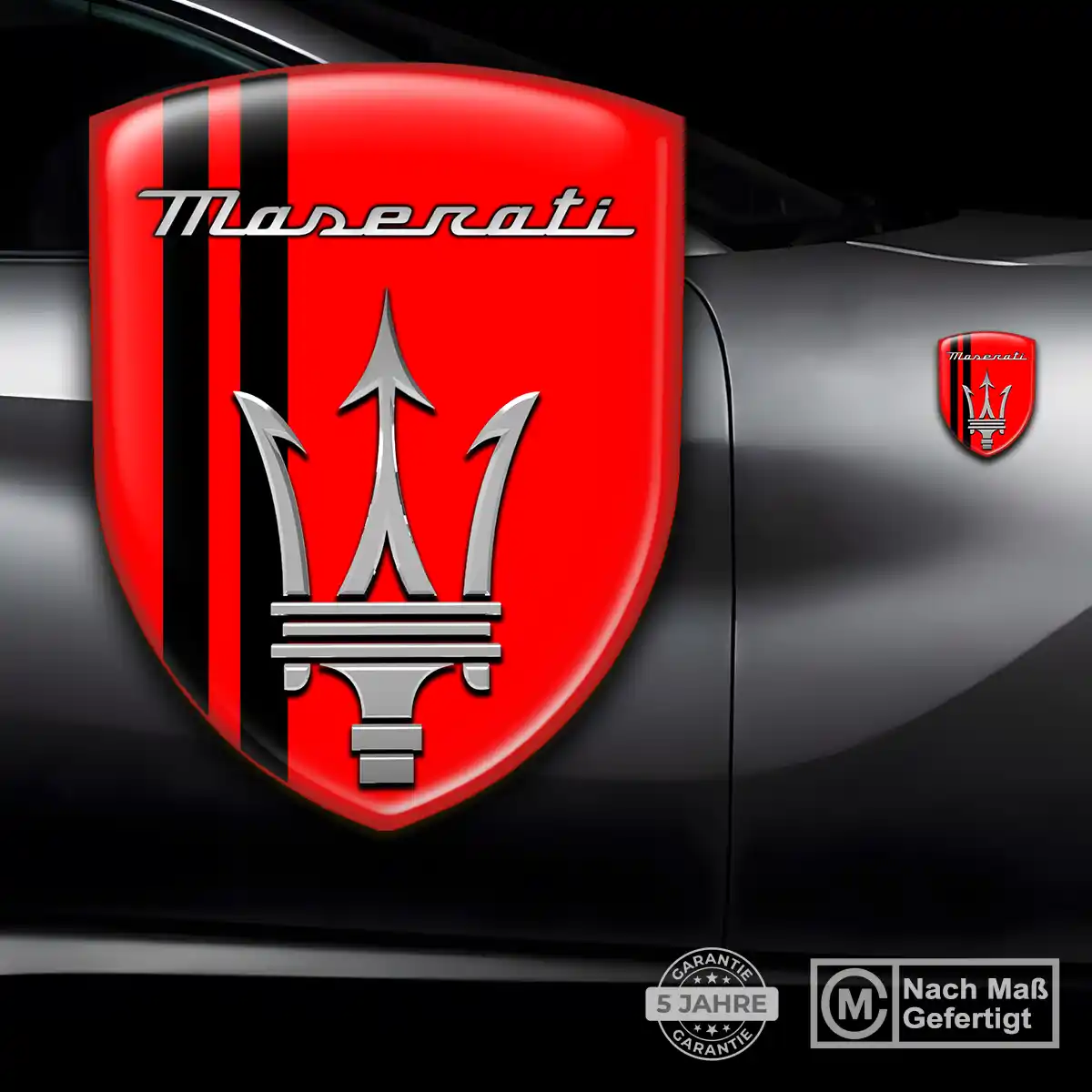 Maserati Aufkleber Premiumqualität