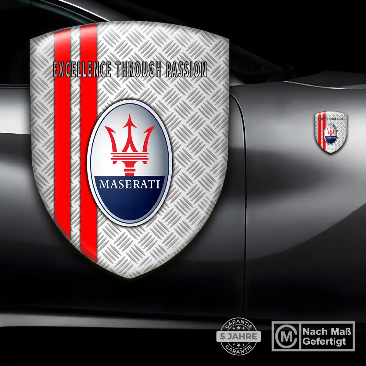 Maserati Aufkleber Stilvolles Design