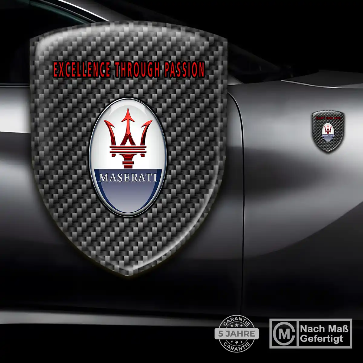 Maserati Aufkleber Wappen Auto Hohe Qualität