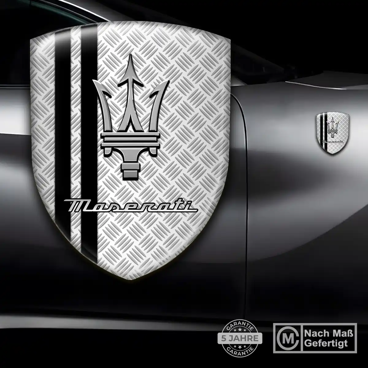 Maserati Aufkleber Wappen Emblem Premiumqualität