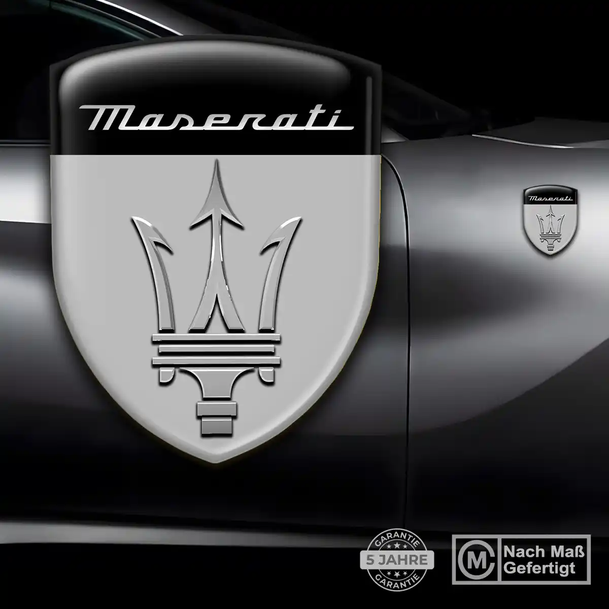 Maserati Aufkleber Wappen Hohe Qualität