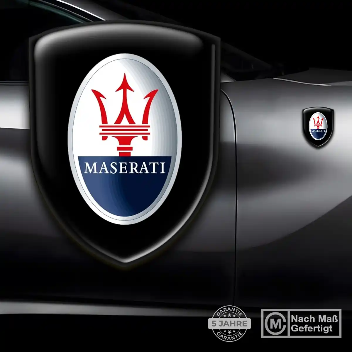 Maserati Aufkleber Wappen Premiumqualität