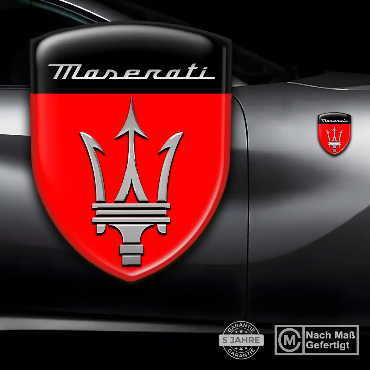Maserati Emblem Aufkleber Auto Premium-Edition