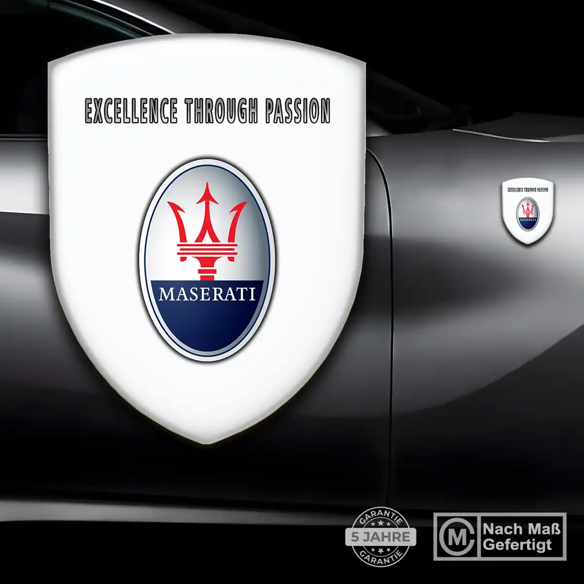Maserati Emblem Aufkleber Auto Stilvolles Design