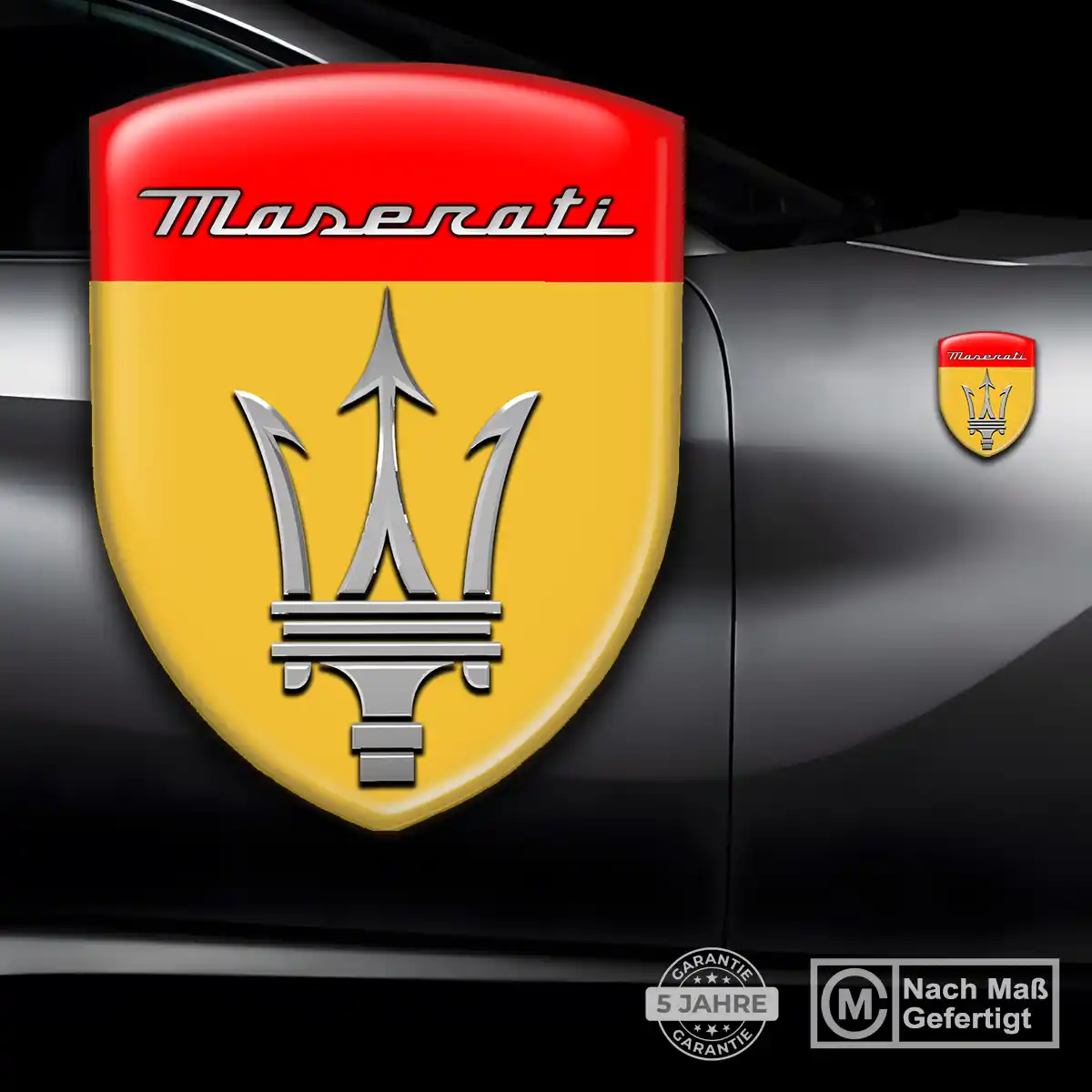 Maserati Emblem Aufkleber Premiumqualität
