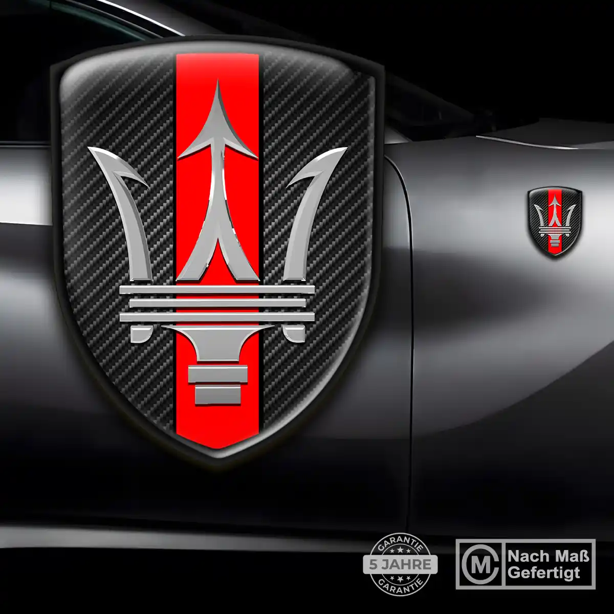 Maserati Emblem Aufkleber Wappen Auto Hohe Qualität