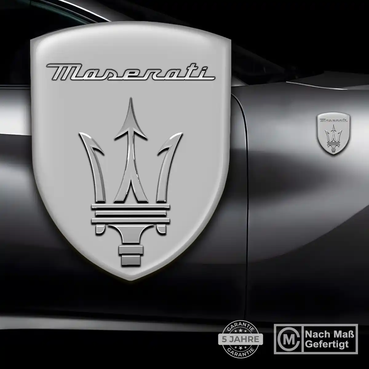 Maserati Emblem Aufkleber Wappen Premiumqualität