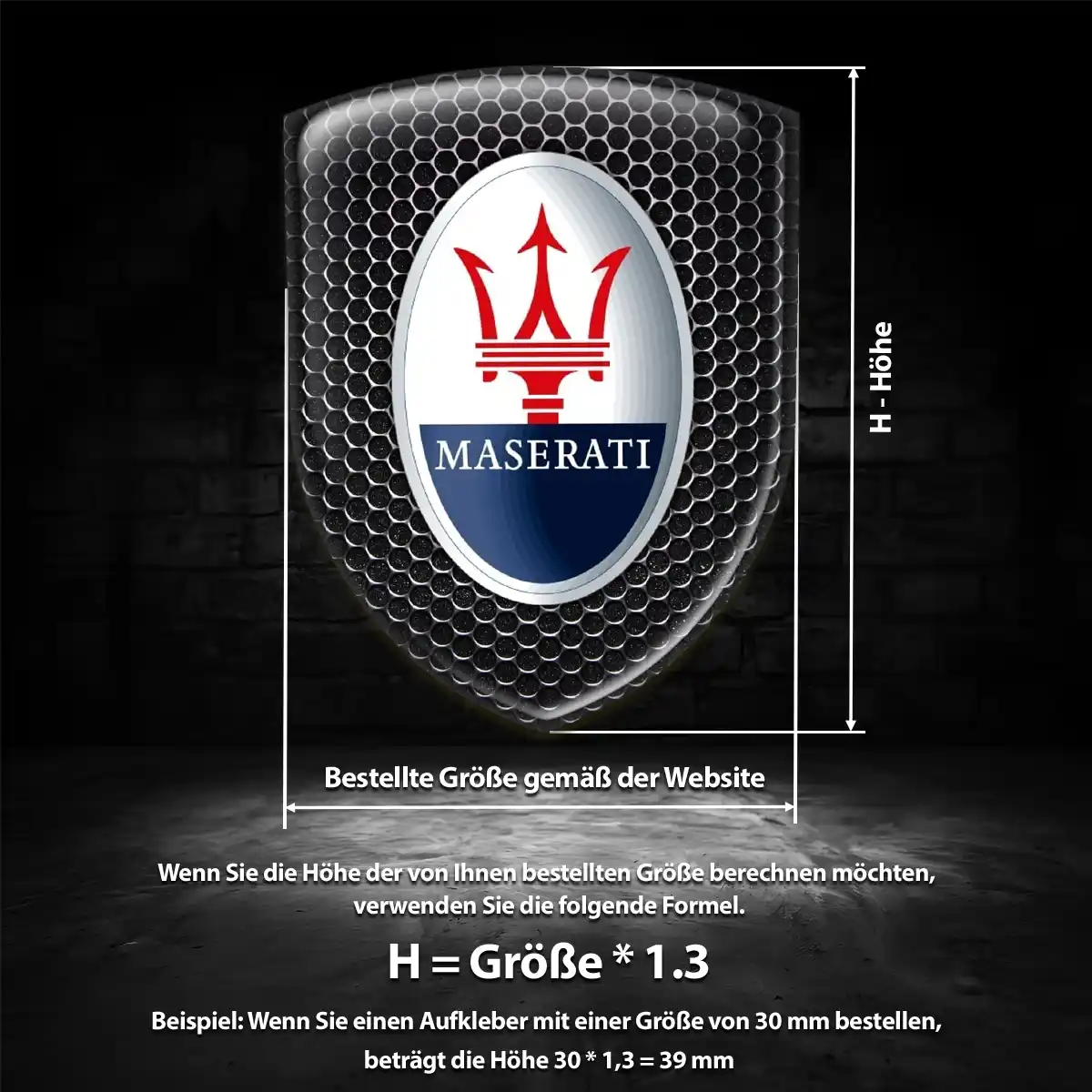 Maserati Emblem Auto Premium-Edition