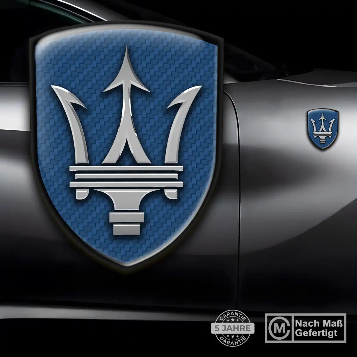 Maserati Emblem Wappen Aufkleber Hohe Qualität
