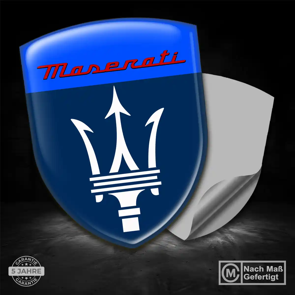 Maserati Emblem Wappen Auto Hohe Qualität