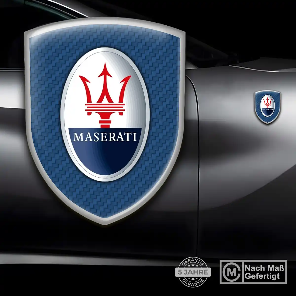 Maserati Emblem Wappen Premiumqualität