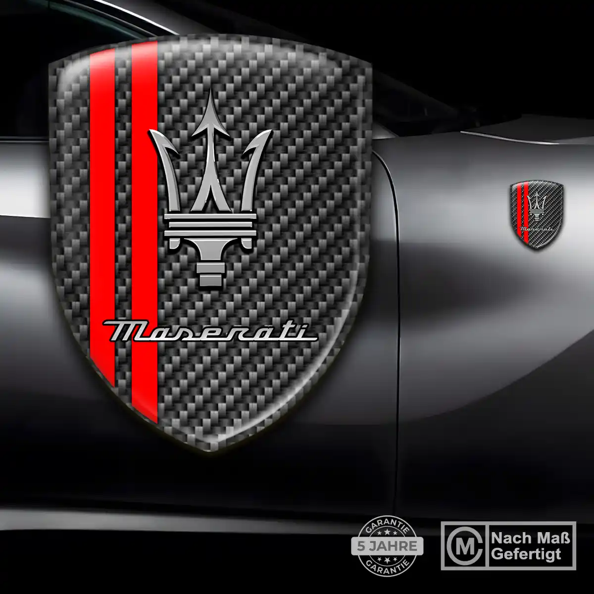 Maserati Silikon Aufkleber Auto Hohe Qualität