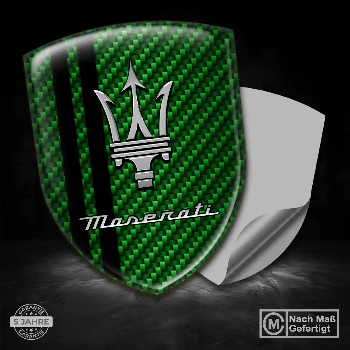 Maserati Silikon Aufkleber Embleme Auto Premium-Edition