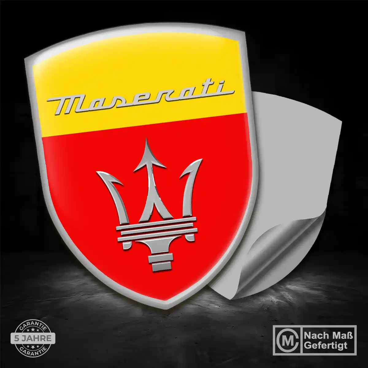 Maserati Silikon Aufkleber Embleme Premium-Edition
