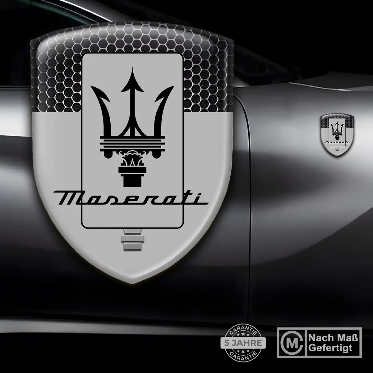 Maserati Wappen Aufkleber Auto Premium-Edition
