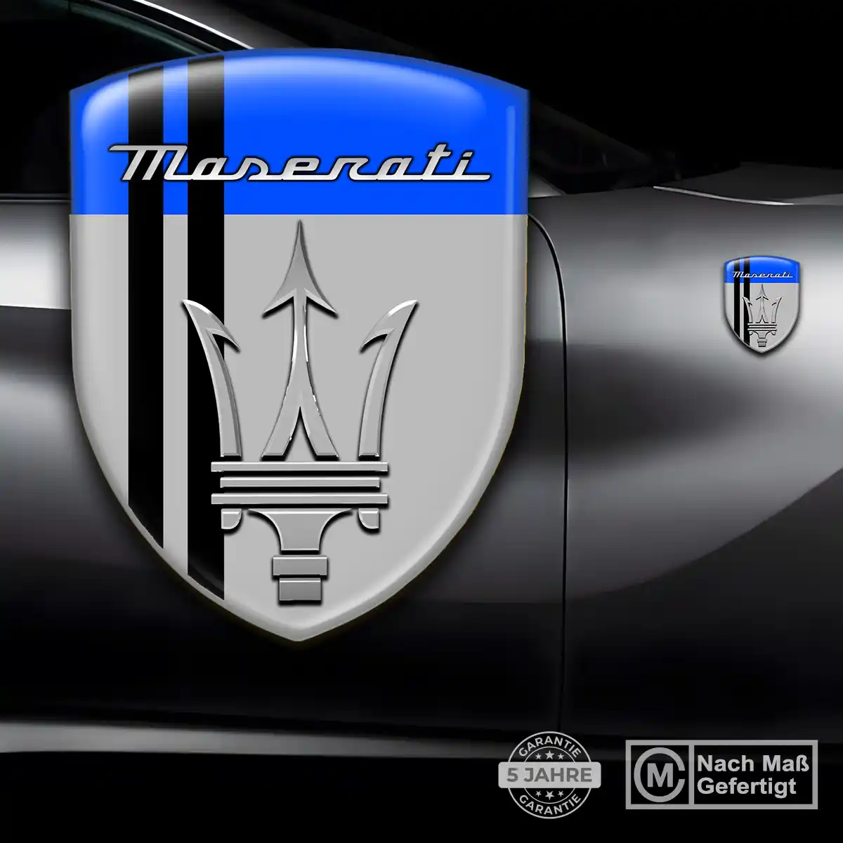 Maserati Wappen Aufkleber Emblem Auto Hohe Qualität