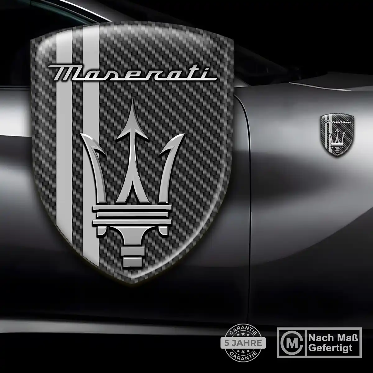 Maserati Wappen Aufkleber Emblem Hohe Qualität