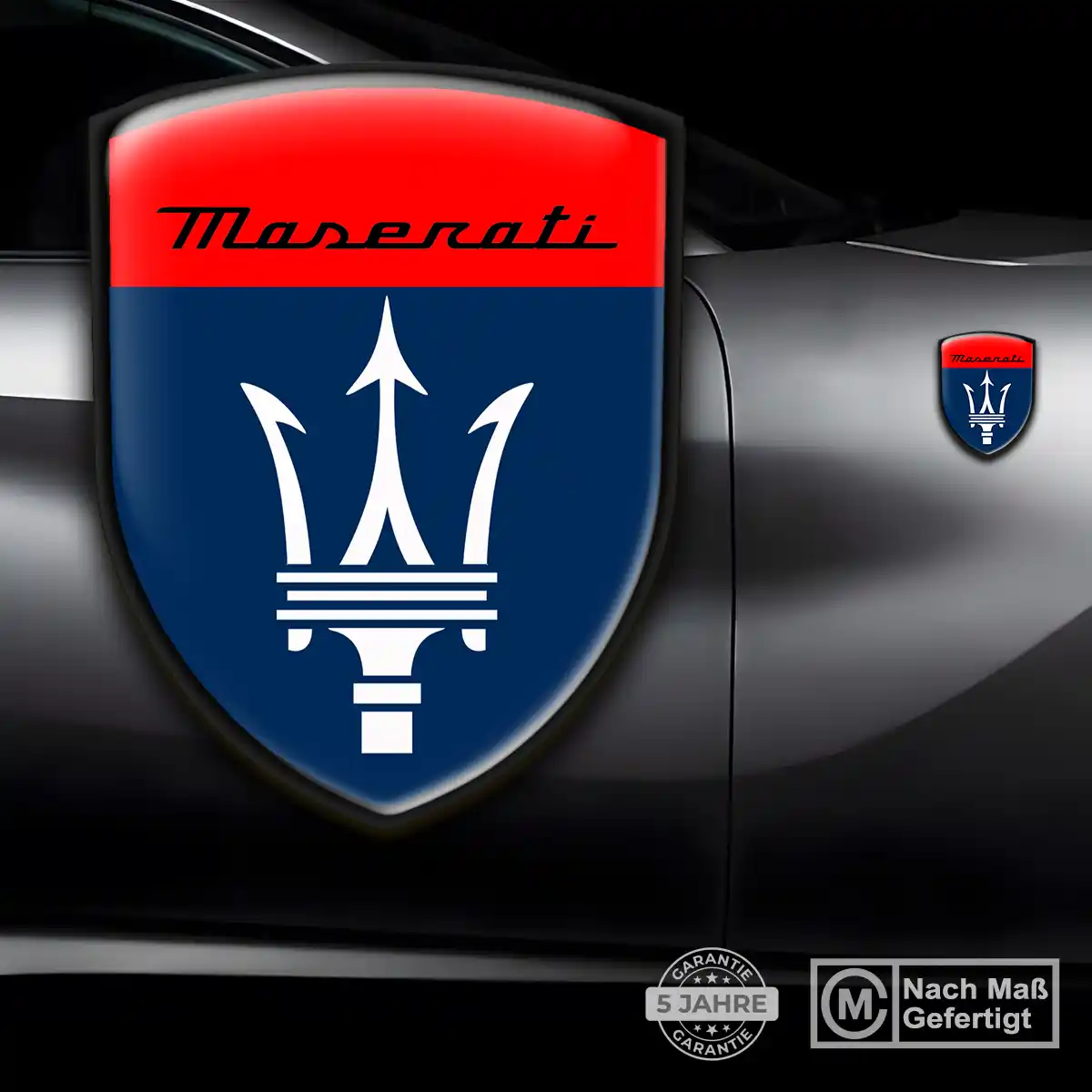 Maserati Wappen Aufkleber Emblem Premiumqualität