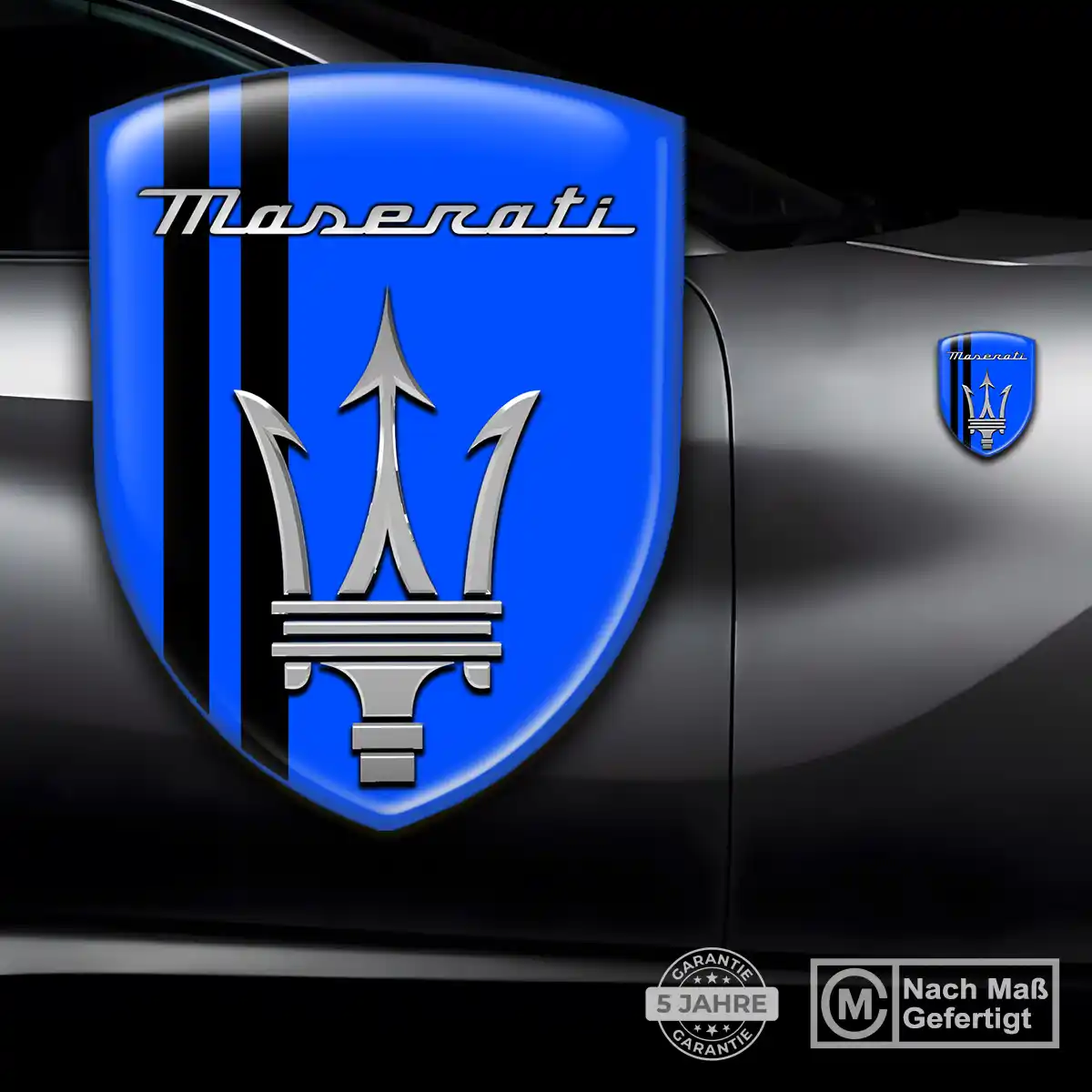 Maserati Wappen Aufkleber Premiumqualität