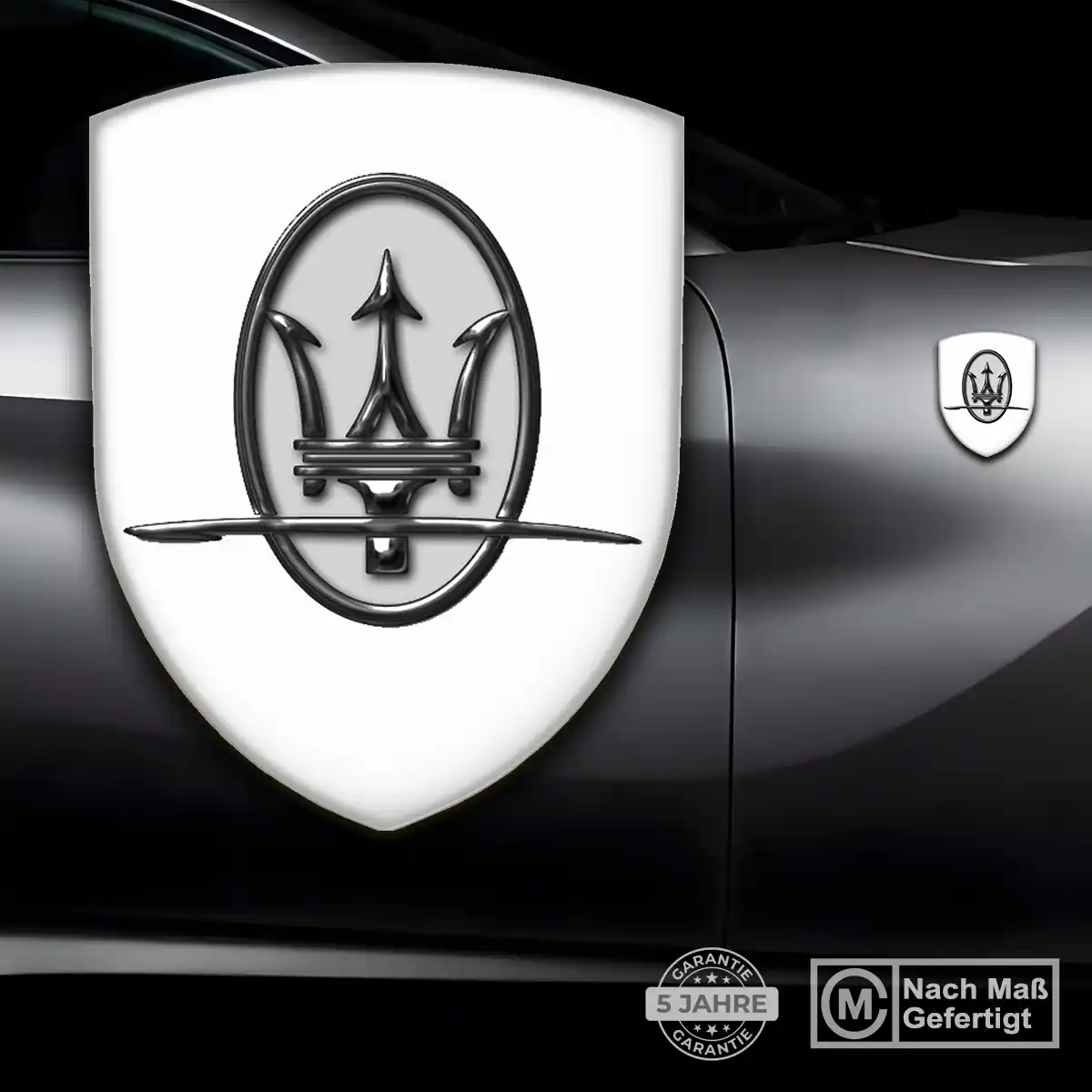 Maserati Wappen Emblem Aufkleber Hohe Qualität